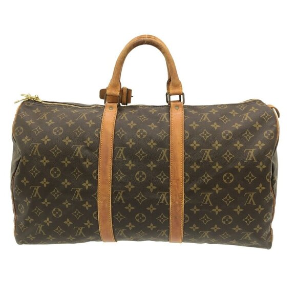 Auth LOUIS VUITTON Keepall 50 M41426 Monogram SD Boston Bag Monogram Canvas - Picture 3 of 13